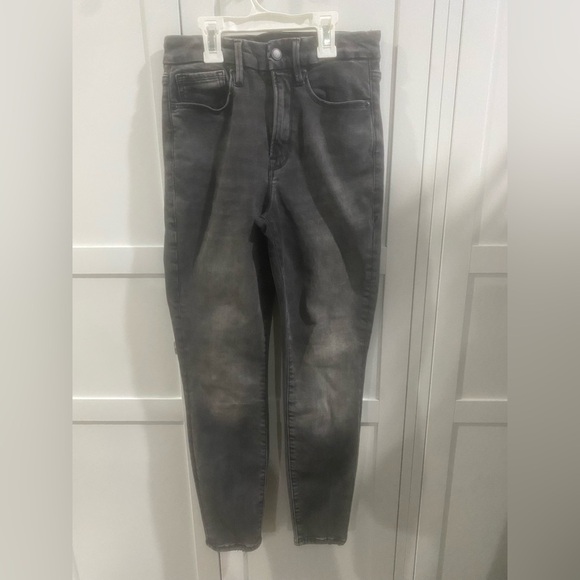 Good American Denim - EUC Good American Women’s Charcoal Skinny Jeans